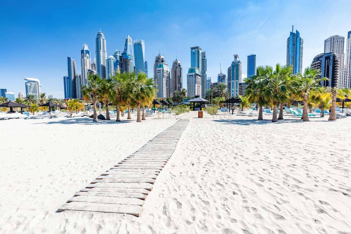 public beaches in dubai